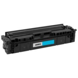 HP 206A W2111A Cyan Toner Cartridges without Chips Compatible